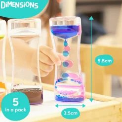 Sensory Liquid Motion Timers 5pk