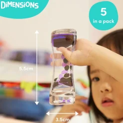 Sensory Liquid Motion Timers 5pk