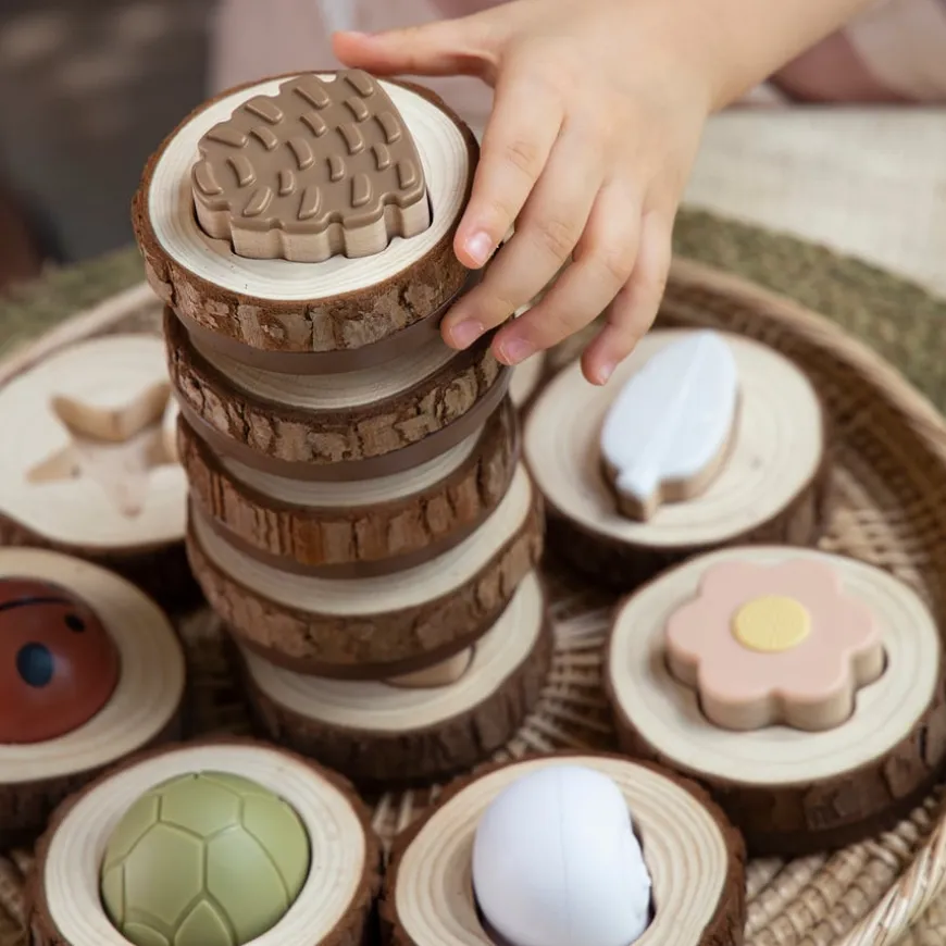 Sensory Nature Feel & Find Tactile Matching Game 24pk