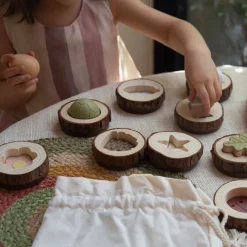 Sensory Nature Feel & Find Tactile Matching Game 24pk