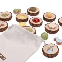 Sensory Nature Feel & Find Tactile Matching Game 24pk