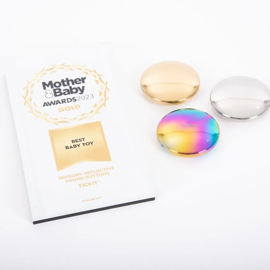 Sensory Reflective Sound Buttons 3pk
