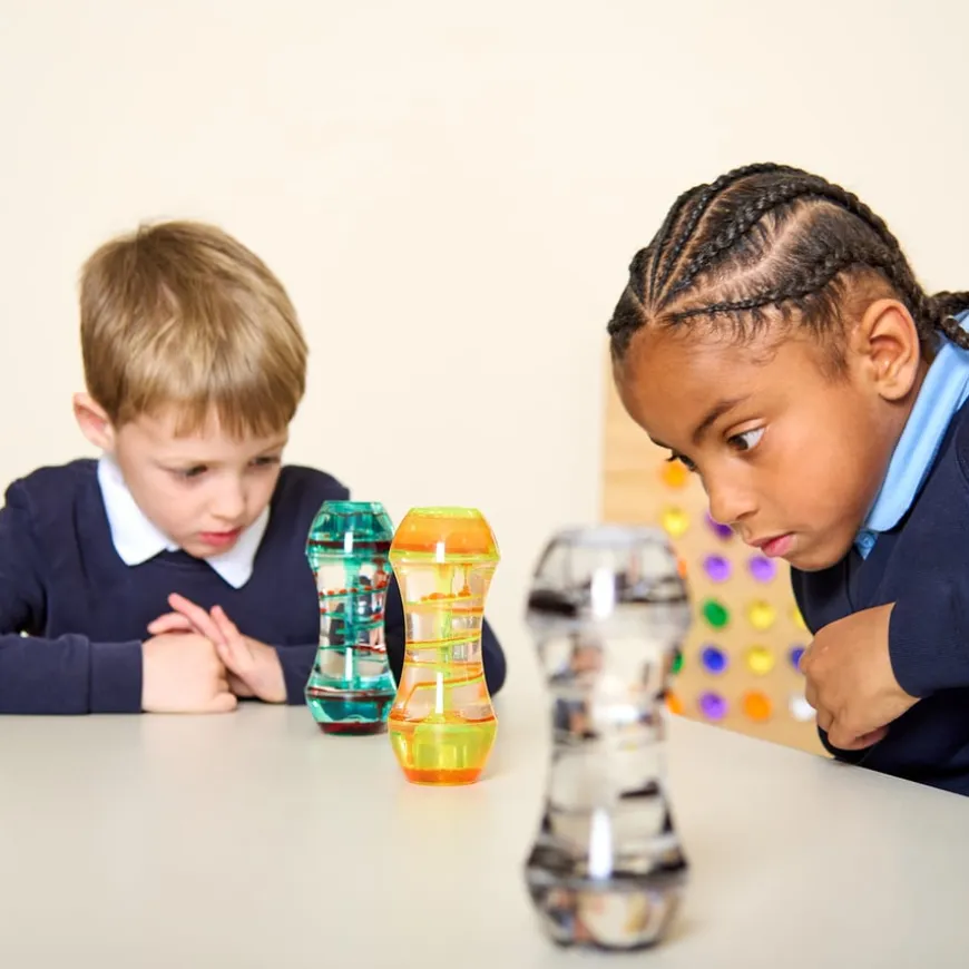 Sensory Spiral Liquid Timers 3pk
