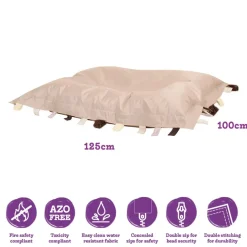 Sensory Touch Tags Bean Bag Cushion