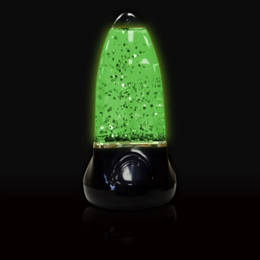 Sensory Volcano Glitter Lamp