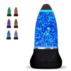 Sensory Volcano Glitter Lamp