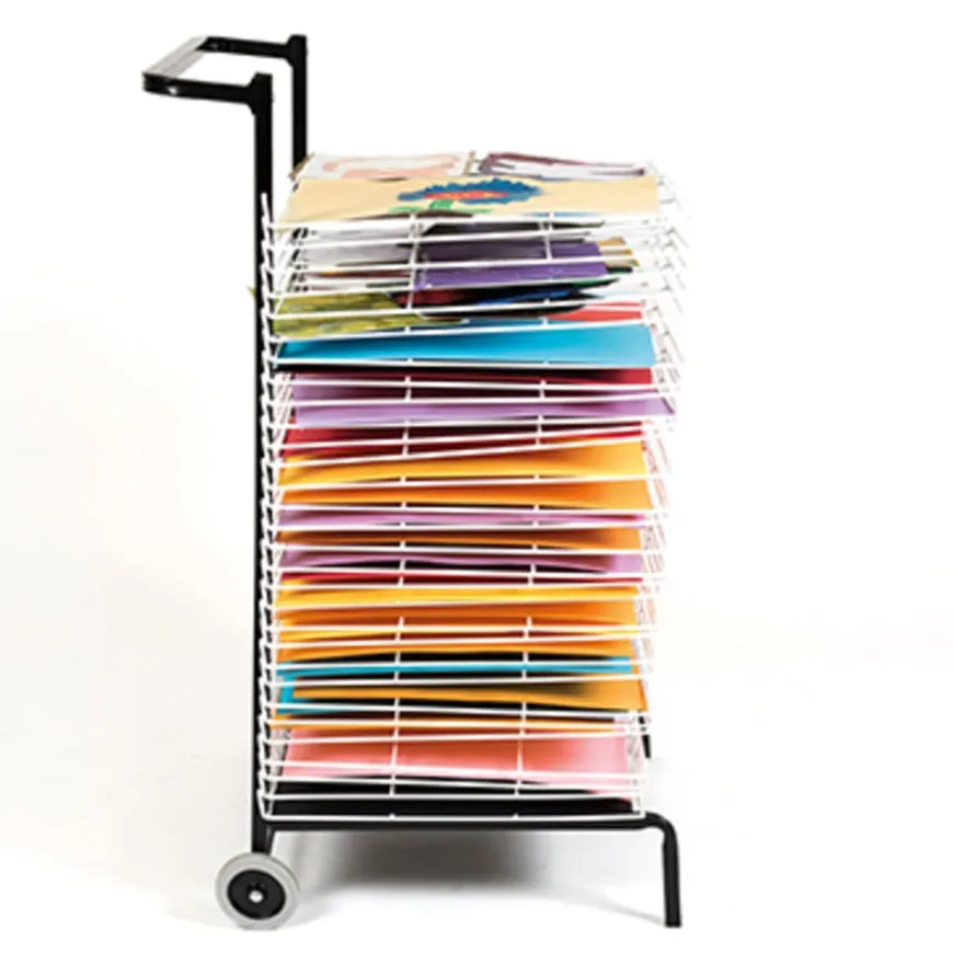 30 Shelf Mobile Drying Rack L65 x W55 x H103cm