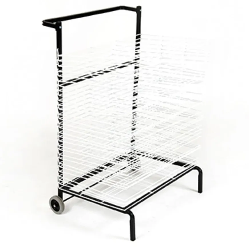 30 Shelf Mobile Drying Rack L65 x W55 x H103cm