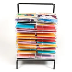 30 Shelf Mobile Drying Rack L65 x W55 x H103cm