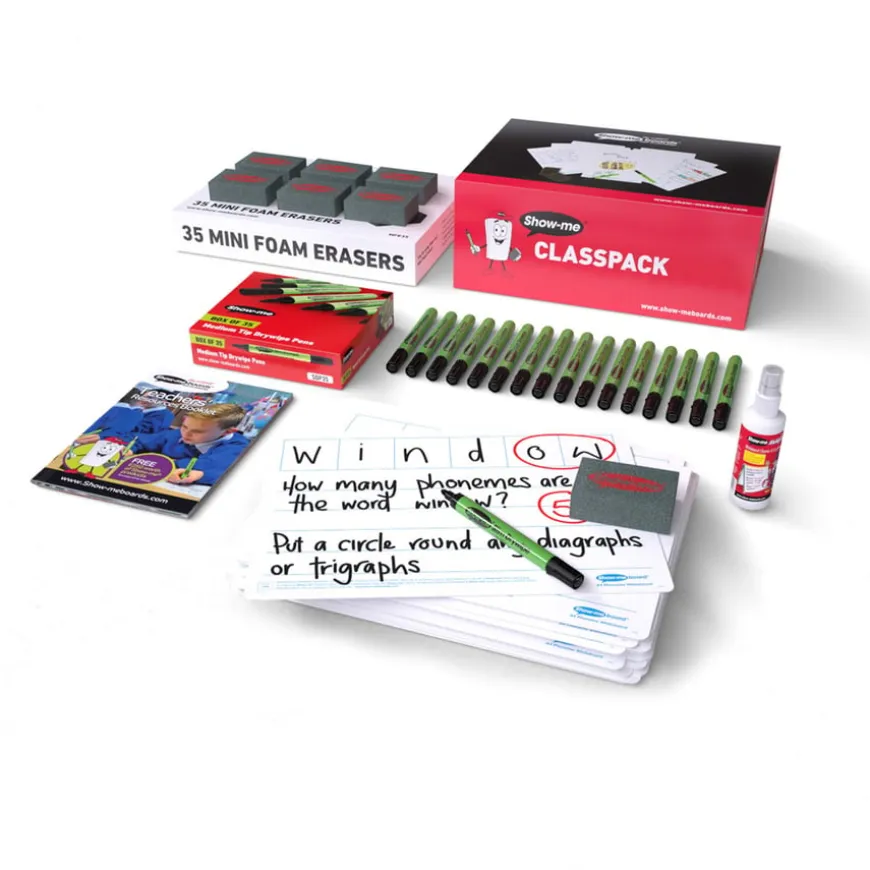 Show-me A4 Phoneme Frame Drywipe Boards