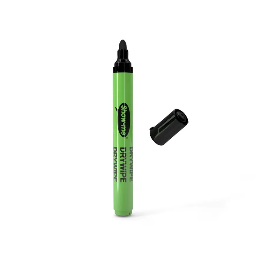 Show-me Medium Tip Slim Barrel Drywipe Markers 800pk