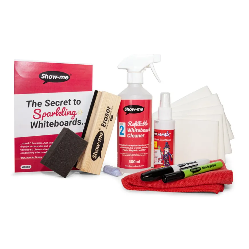 Show-me Whiteboard Cleaning Starter Set