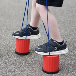 Six Colour Mini Hop Playground Stilts 6pk