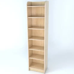 Slimline Library Bookcase In Maple
