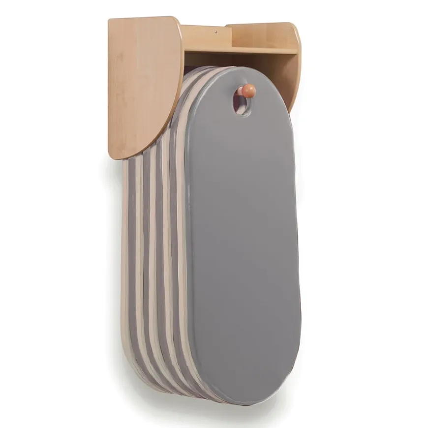 Slumberstore Wall Mounted with Grey & Cream Mats
