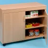 Small Beech Storage Cupboard H805 x W465 x L1010mm