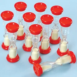 Small 1 Minute Sand Timers 10pk