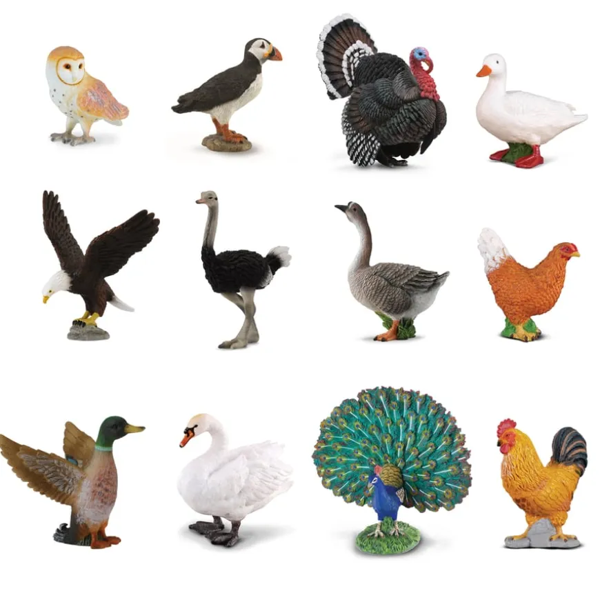 Small World Birds Set 12pcs
