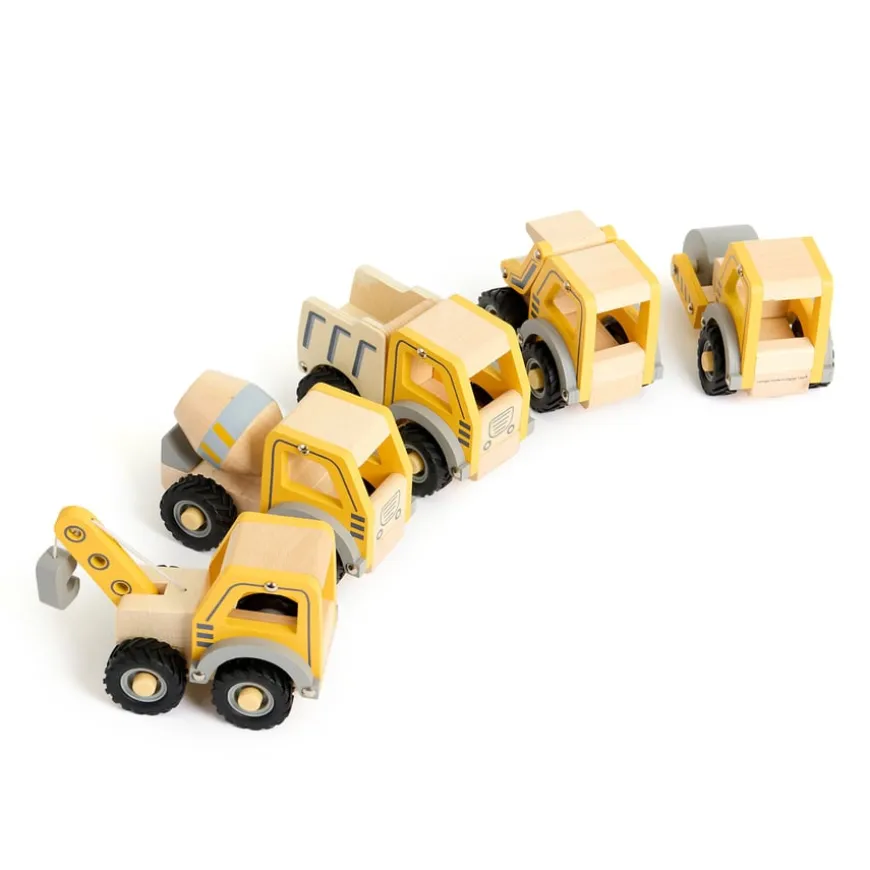 Small World Construction Site Vehicles 5pk