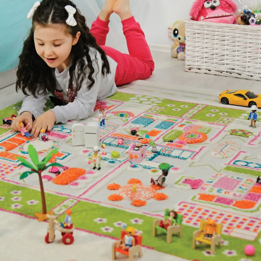 Small World 3D Textured Play Rugs