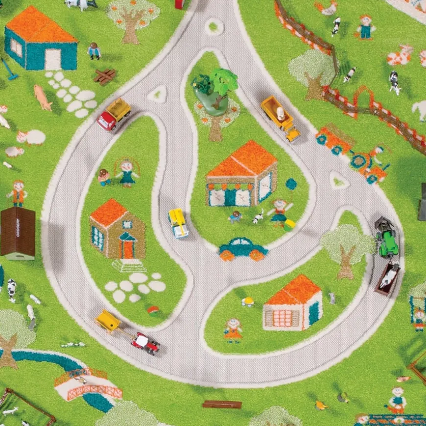 Small World 3D Textured Play Rugs