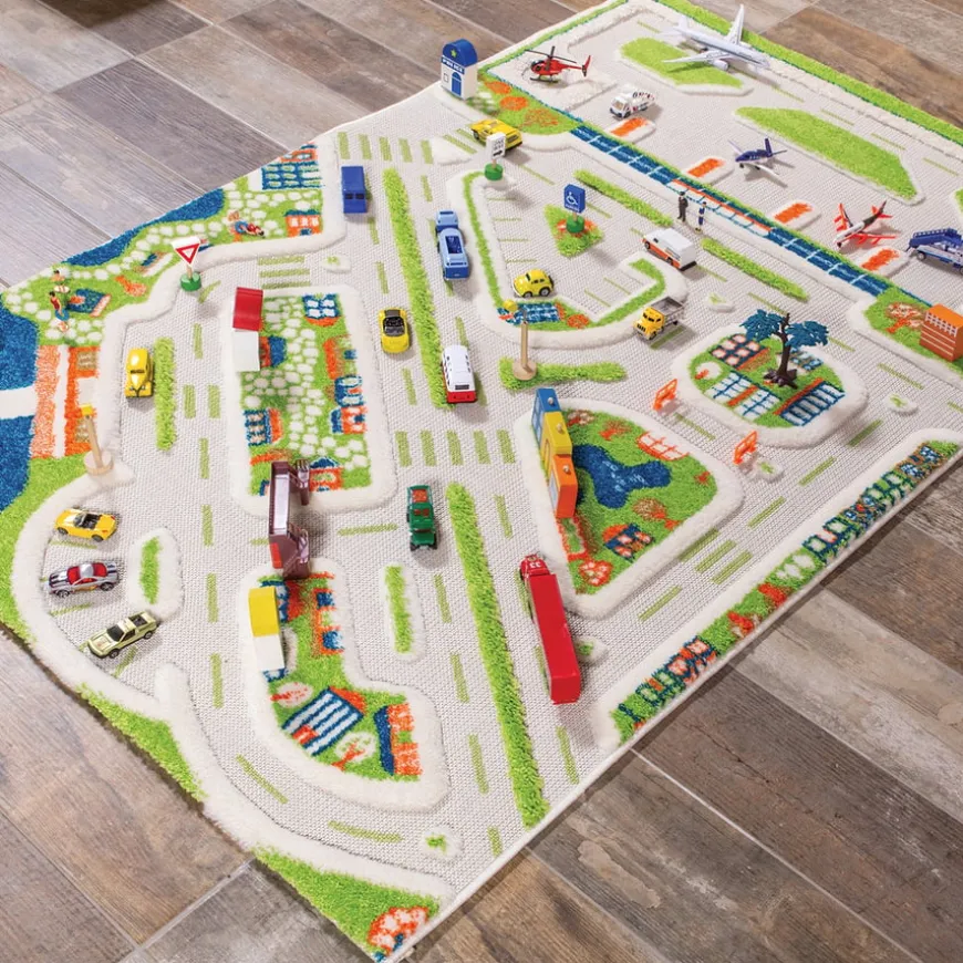 Small World 3D Textured Play Rugs
