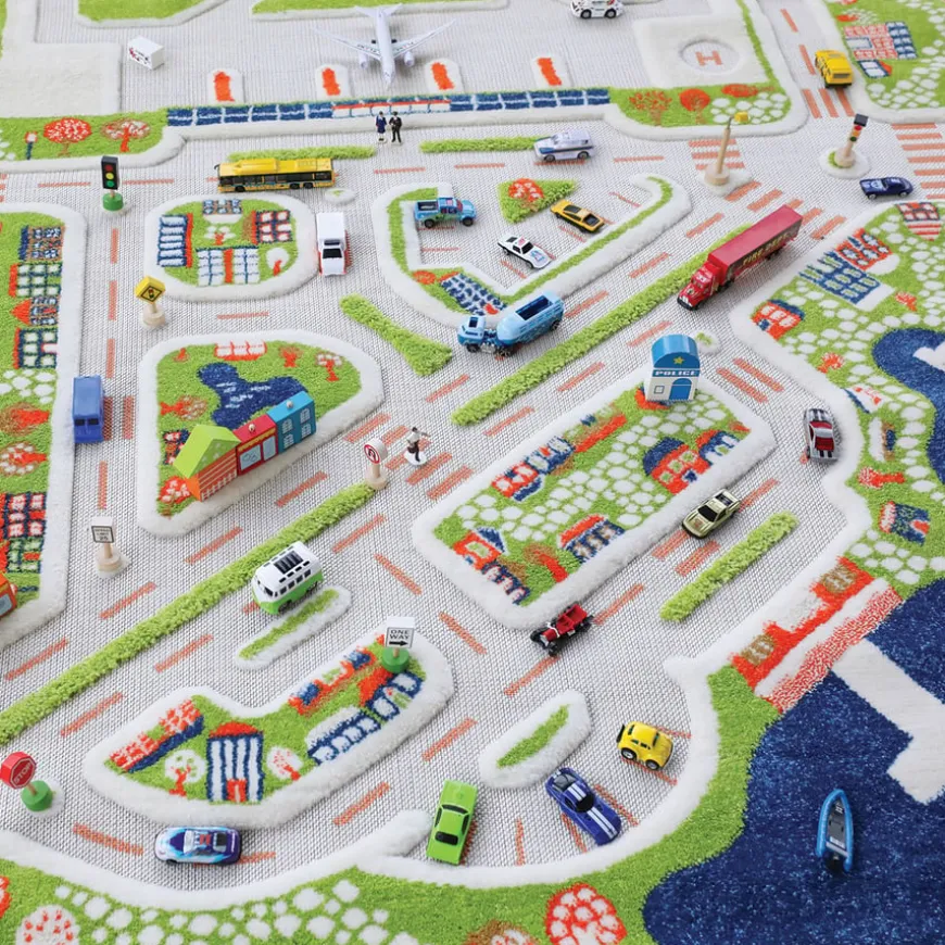 Small World 3D Textured Play Rugs