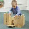 Small World Natural Wooden Castle