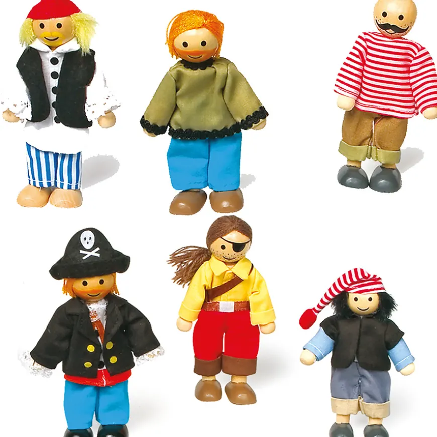 Small World Pirate Dolls 6pcs