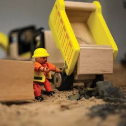 Small World Wooden Construction Site Set