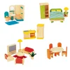 Small World Wooden Dollhouse & Furniture