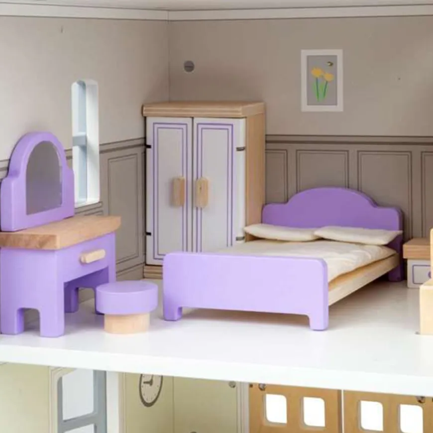 Small World Wooden Dolls House Furniture 31pcs NEW