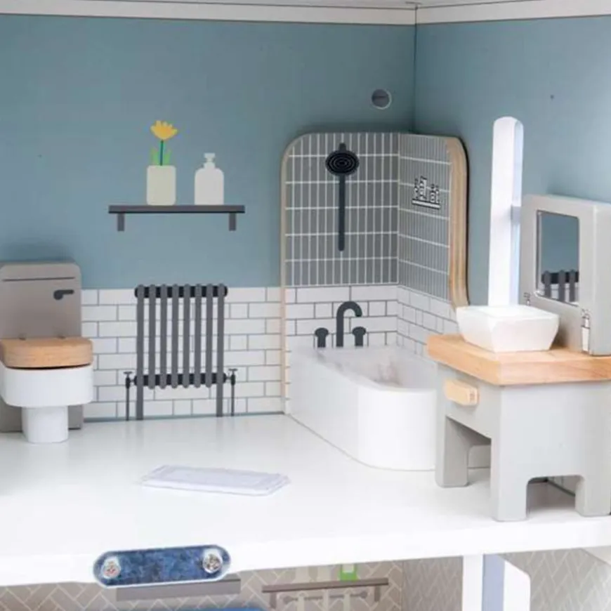 Small World Wooden Dolls House Furniture 31pcs NEW