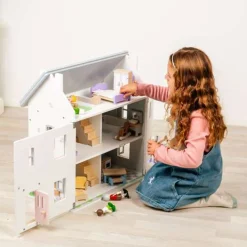 Small World Wooden Dolls House Furniture 31pcs NEW