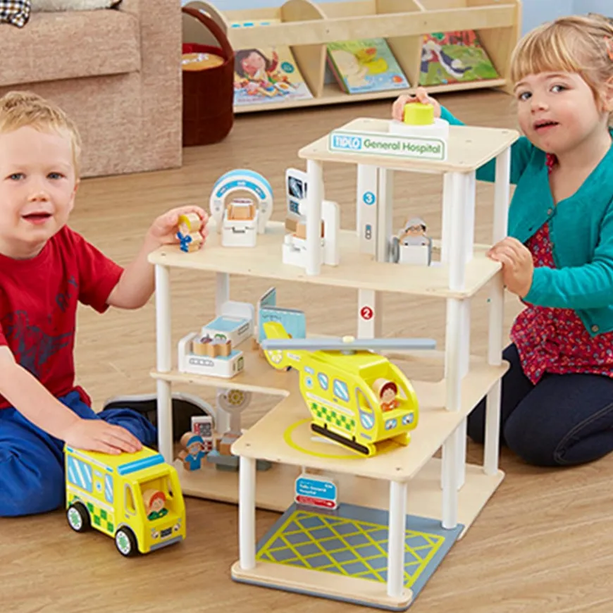 Small World Wooden Hospital Set