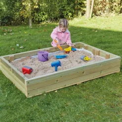 Small World Wooden Sandbox H320 x W1550 x D1500mm