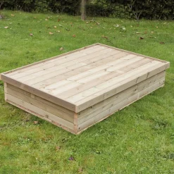 Small World Wooden Sandbox H320 x W1550 x D1500mm