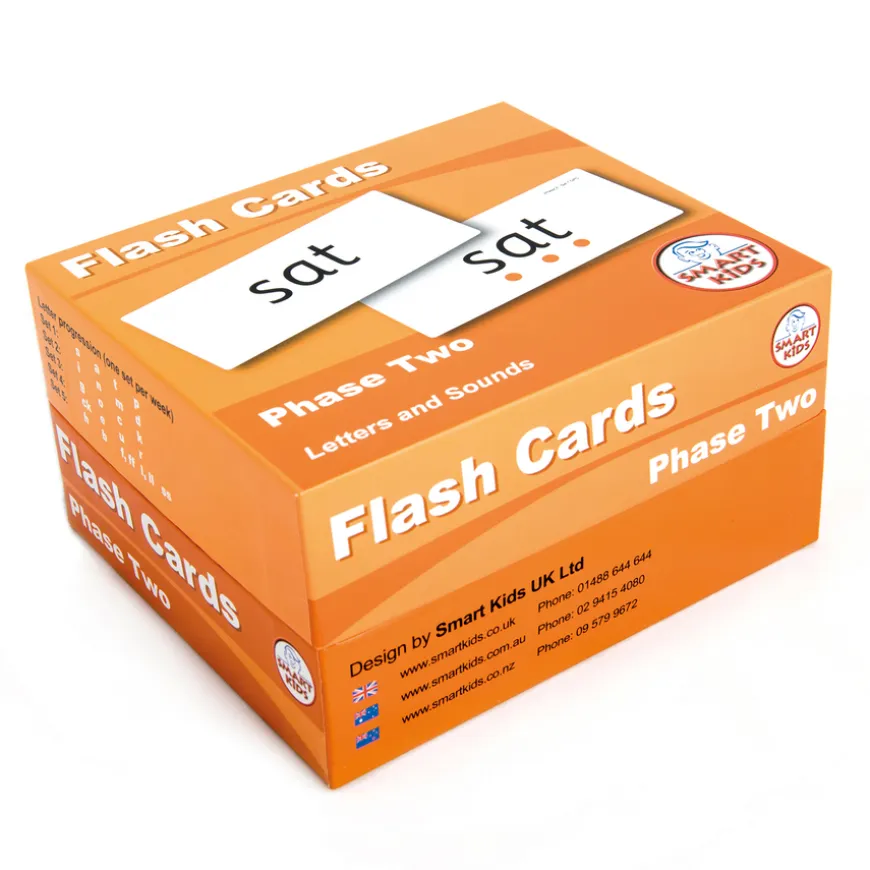 Smart Kids Flash Cards Letters & Sounds Series Phase 2 204pk