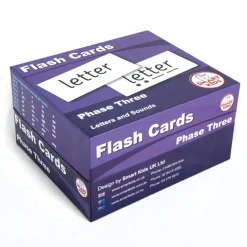 Smart Kids Flash Cards Letters & Sounds Series Phase 3 292pk