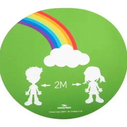 Social Distancing Round Floor Stickers