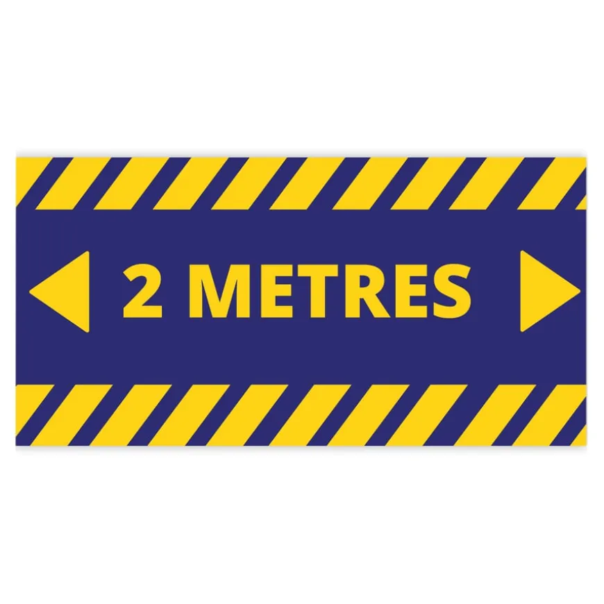 Social Distancing Round Floor Stickers