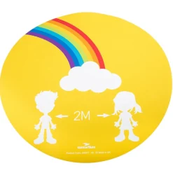 Social Distancing Round Floor Stickers