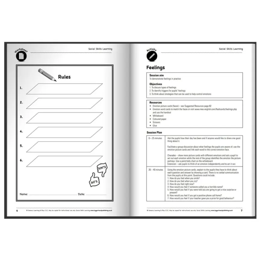 Social Skills Learning A4 Activity Book