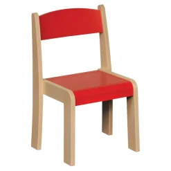 Solid Beech Stackable Chairs 4pk