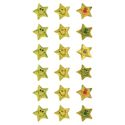 Sparkly Gold Star Praise Stickers 360pk