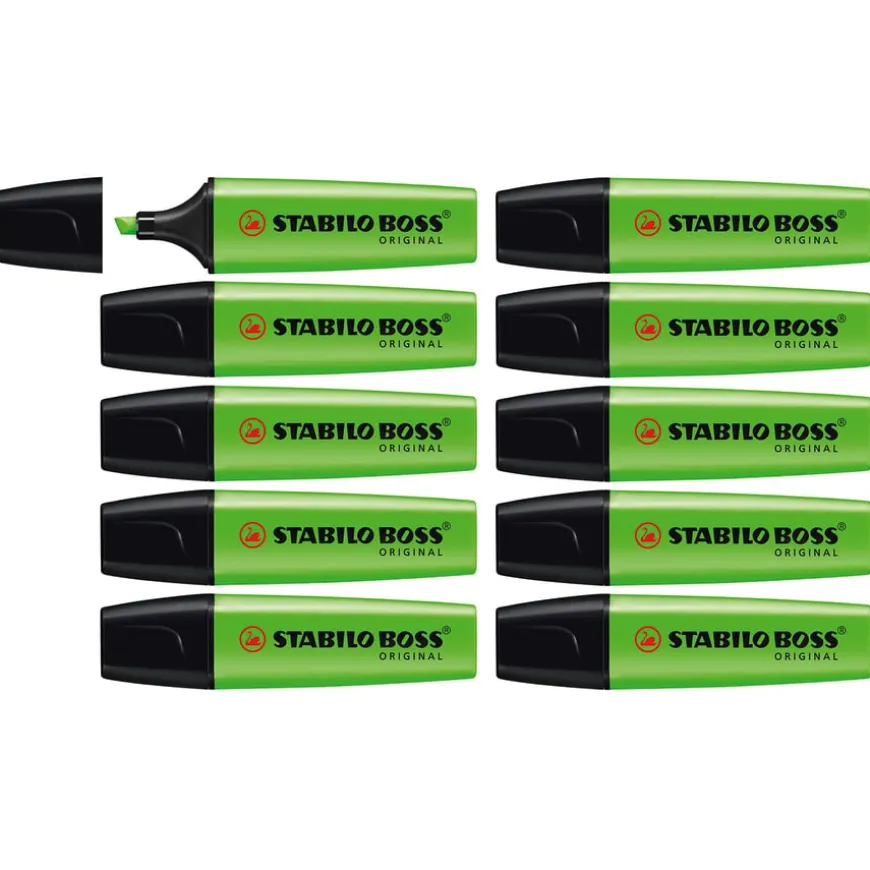 STABILO Chisel Tip Highlighters 10pk