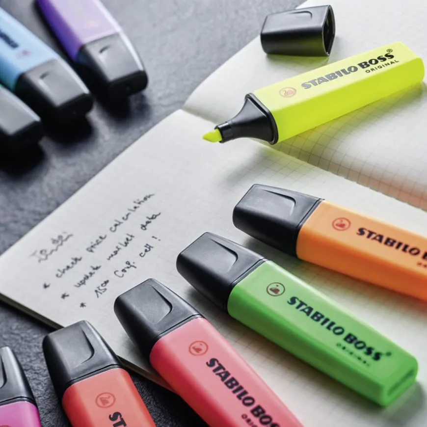 STABILO Chisel Tip Highlighters 10pk
