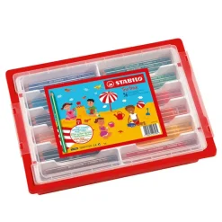 STABILO Trio Thick Triangular Colouring Pencils 96pk