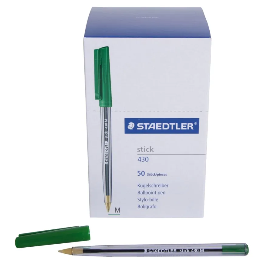 STAEDTLER 430 M Medium Ballpoint Pens 50pk