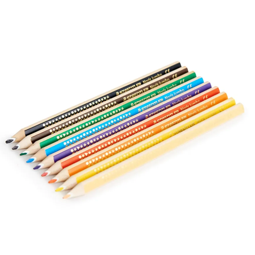 STAEDTLER Noris Jumbo Tri Colour Pencils 50pk